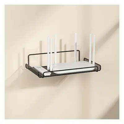 Contemporary Metal Floating Shelf - Freestanding Multi-purpose Storage Organizer For Living Room