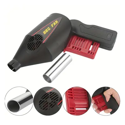 Portable Handheld Bbq Blower - Plastic, , Ideal For Outdoor Grilling & Cooking