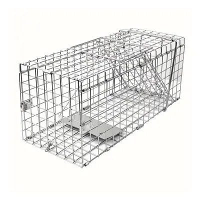 Heavy Duty Metal Rat Trap Cage For Indoor And Outdoor Use - Mouse, , Chipmunk Control - No Elect