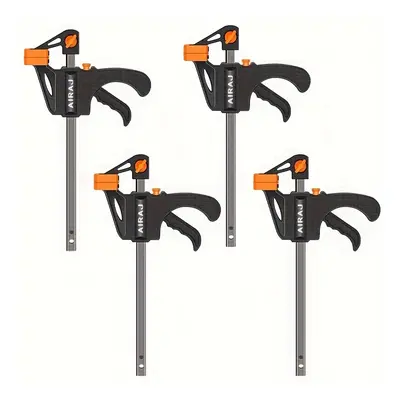 TEMU Airaj 4pcs Quick Release Woodworking Clamps, 4-inch F-clips With Hard Grip & Waterproof Des