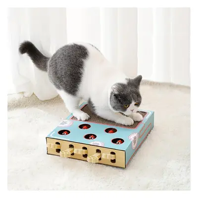 TEMU Pop-up Game Cat Scratcher - Cardboard For Cats, Interactive Pet Toy