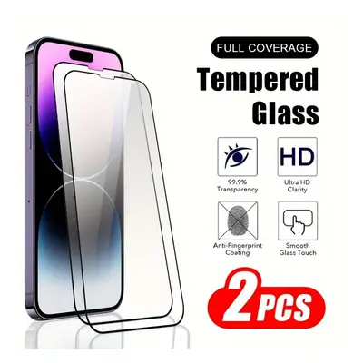 TEMU 2pcs Tempered For Iphone Pro/15 /15 /14/14 /14 Pro/14 /13/13 Pro/13 /13 /12/12 Pro/12 /12 /