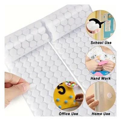 1008pcs (504 Pairs) Self-adhesive Hook And Loop Coin Dots - Polyamide Interlocking Fasteners, Du