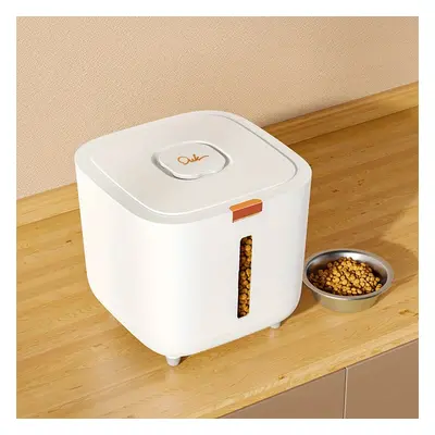 TEMU 1pc Sealed Pet Food Storage Container With Lid, Moisture Proof And Insect-proof Plastic Dog