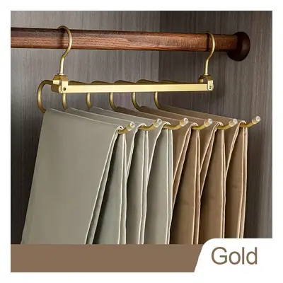 TEMU Space-saving Over-the-door Hook Rack - Foldable Metal Hanger For Coats, Towels, Bags & Robe