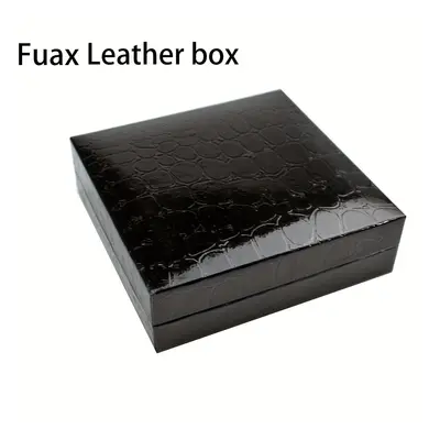 1pc 40mm/1.57inch Commemorative Coin Collection Box, Cloth Or Faux Leather Coin Collection Box, 