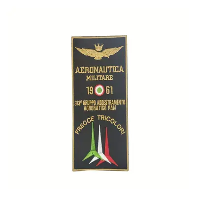 1pcs Aeronautica Militare Embroidered Patch, Cotton Blend Iron-on Applique, Frecce Italian Air F