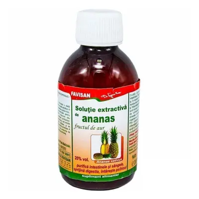 Soluzione estrattiva di ananas, 200 ml, Favisan