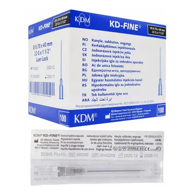 Ago monouso Kd-Fine, 22G, Kdm