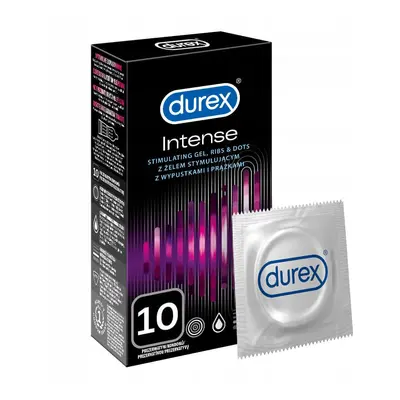 Preservativi intensi, 10 pezzi, Durex