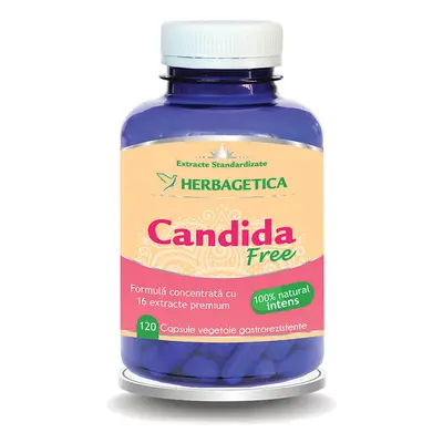 Candida Free, 120 capsule, Herbagetica