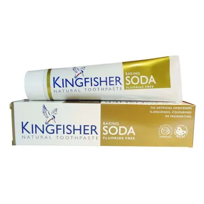 Dentifricio al sodio sbiancante per denti senza fluoro naturale Kingfisher 100 ml