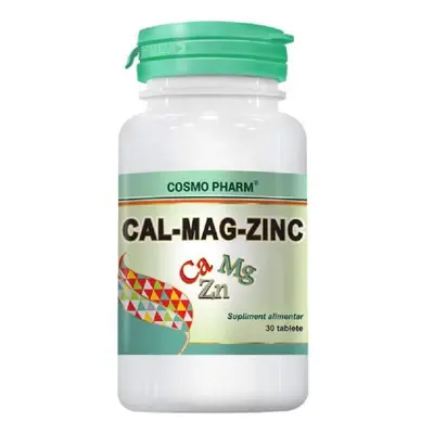 Calcio Magnesio Zinco, 30 compresse, Cosmopharm