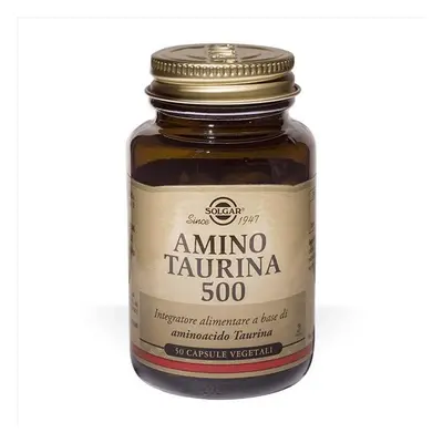 Solgar Amino Taurina 500 Integratore Alimentare 50 Capsule Vegetali