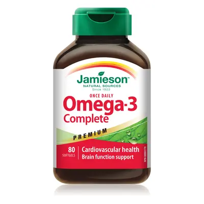 Omega-3 Complete Premium, 80 capsule, Jamieson