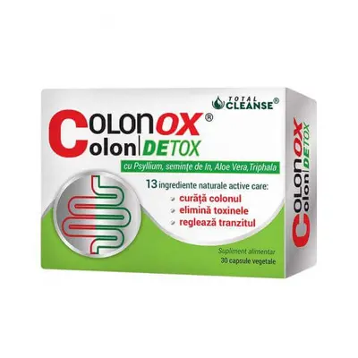 Colon Detox Colonox, 30 capsule, Cosmopharm