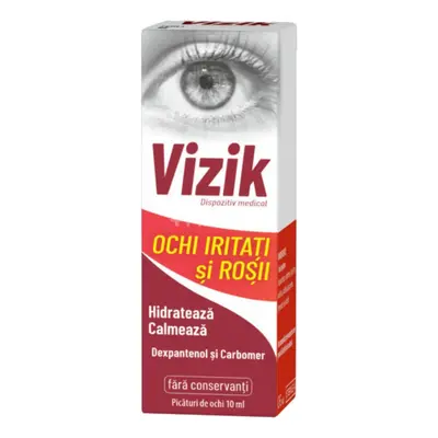 Vizik Collirio per Occhi Irritati e Arrossati, 10 ml, Zdrovit