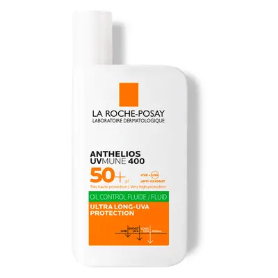 Fluido con protezione solare SPF 50+ per il viso Anthelios UVmune 400 Oil Control, SPF 50+, 50 m