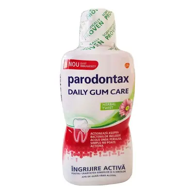 Collutorio analcolico Daily Gum Care Herbal Twist Parodontax, 500 ml, Gsk