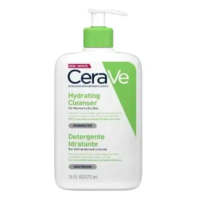 CeraVe Detergente Idratante Viso Pelle da Normale a Secca con Ceramidi, 473ml