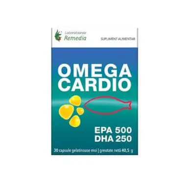 Omega Cardio, 30 capsule molli, Remedia