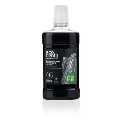 Collutorio al carbone con effetto extra sbiancante x 500ml, Ecodenta