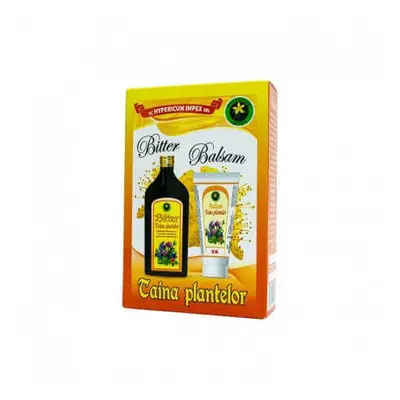 Confezione Bitter Taina Plantelor, 200 ml + Balsamo Taina Plantelor, 50 ml, Iperico