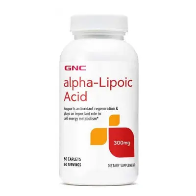 Acido alfa lipoico, 300 mg, 60 compresse, GNC