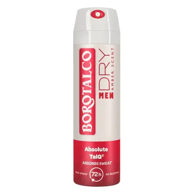 Borotalco Deodorante spray DRY Profumo Ambrato, 150 ml