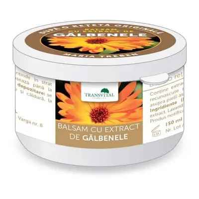 Balsamo con estratto di calendula, 150 ml, Transvital