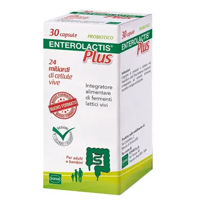 Enterolactis Plus, 30 capsule, Integratore Probiotico, Sofar