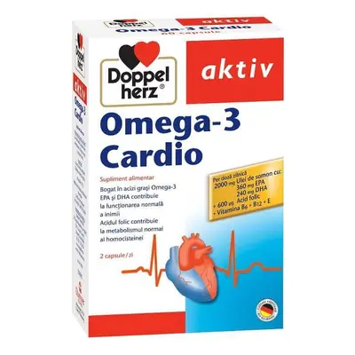 Omega-3 Cardio per il cuore, 60 capsule, Doppelherz