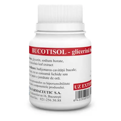 Bucotisolo glicerina boraxata 10%, 25 ml, Tis Farmaceutic