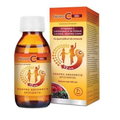 Vitamina C liposomiale Novo C Kids, 120 ml, PP Management Kft.