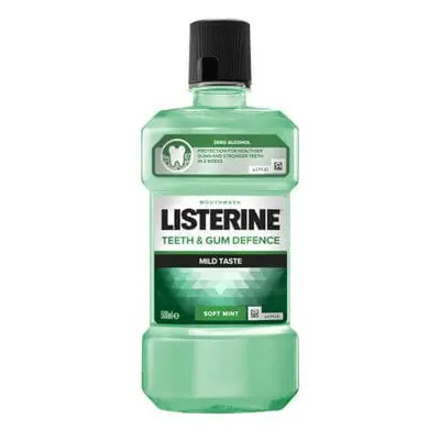 Collutorio Denti e gengive Defense Gusto delicato, 500 ml, Listerine