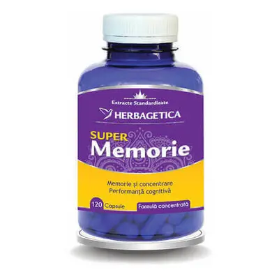 Super memory, 120 capsule, Herbagetica