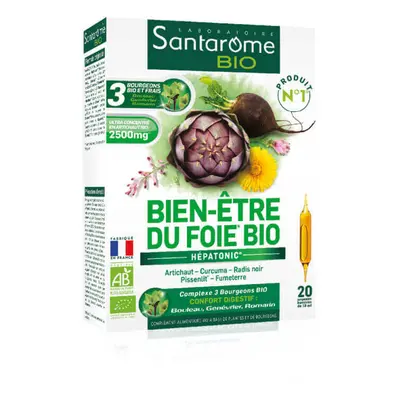 Hepatonic Bio, 20 fiale, Santarome Nature