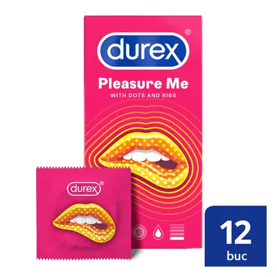 Preservativi Pleasure Me, 12 pezzi, Durex