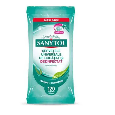 Salviette umidificate disinfettanti, 60 pz, Sanytol