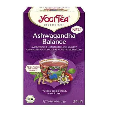 Tè Bio Ashwagandha Balance, 17 bustine, Yogi Tea