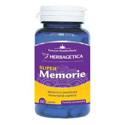 Super Memorie, 60 capsule, Herbagetica