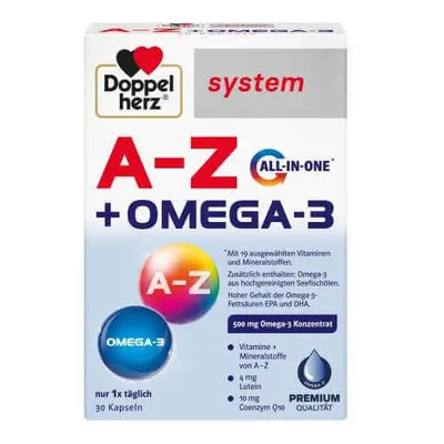 A - Z + OMEGA-3, 30 capsule, Doppelherz