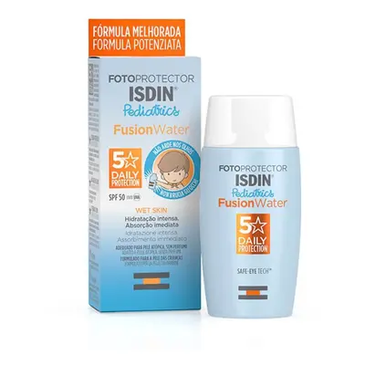 ISDIN Pediatrics - Fotoprotector Fusion Water SPF50 Viso Bambini, 50ml