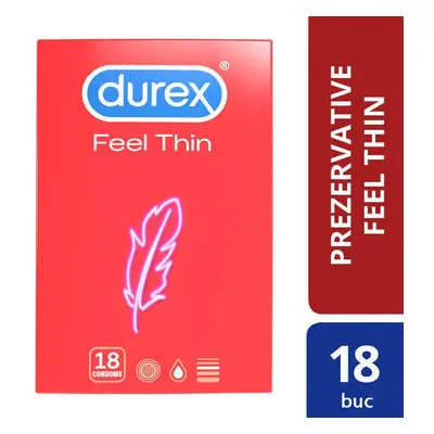 Preservativi Feel Thin, 18 pezzi, Durex