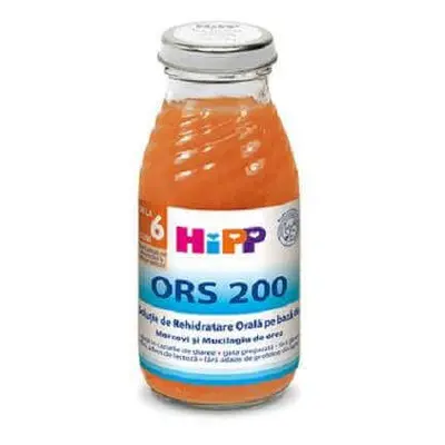 Bevanda antidiarroica con carota e riso ORS 200, +4 mesi, 200 ml, Hipp