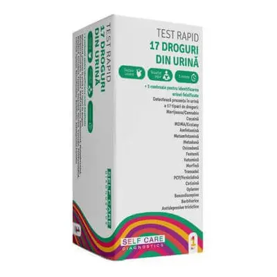 Test rapido di 17 farmaci nelle urine, Self Care