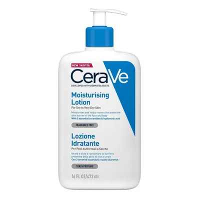 CeraVe Lozione Idratante, Da secca a molto secca, 473 ml