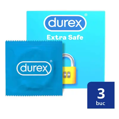 Preservativi extra sicuri, 3 pezzi, Durex