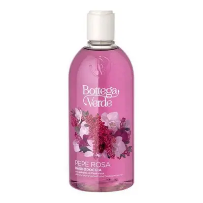 Gel doccia idratante con estratto di pepe rosa, 400 ml, Bottega Verde