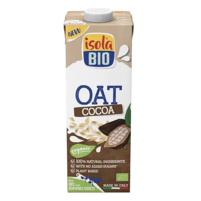 Bio bevanda di avena con cacao, 1 l, Isola Bio